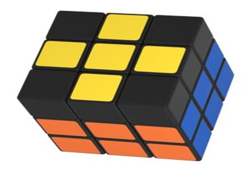 Yellow Cross Rubiks Cube