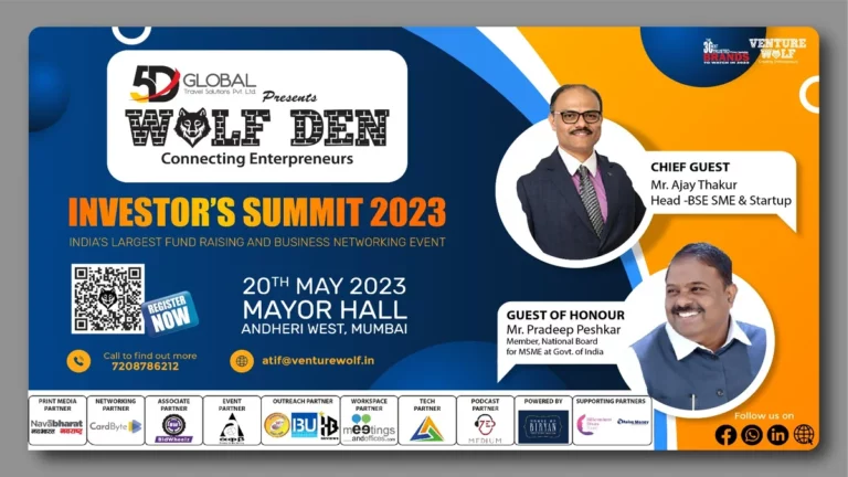 All StartUp Entrepreneurs Nationwide Will Lead to Mumbai on 20 May 2023